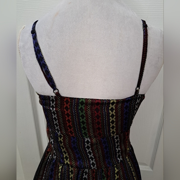 Jack Striped Dress With A Sweetheart Neckline  Size M - Picture 5 of 13